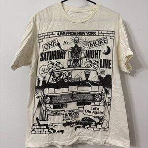 Online Ceramics New York Graphic T-Shirt Saturday Night Live Skeleton Tee